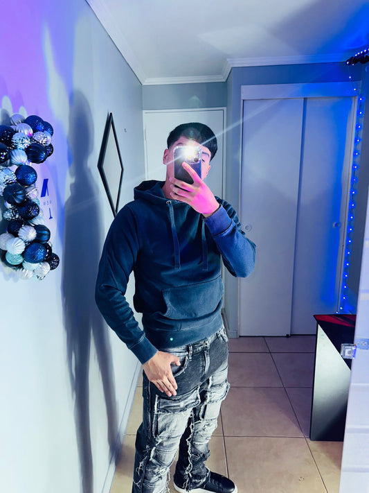 Poleron canguro! 340Gr • “Desgastado” 💙